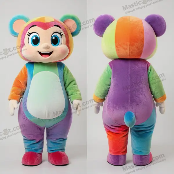 Purple plump grape mascot - Grape - MASTICOT_40949 - Masticot.com