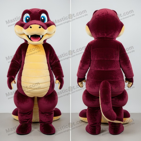 Mascotă Anaconda Rotundă Maro - Masticot.com