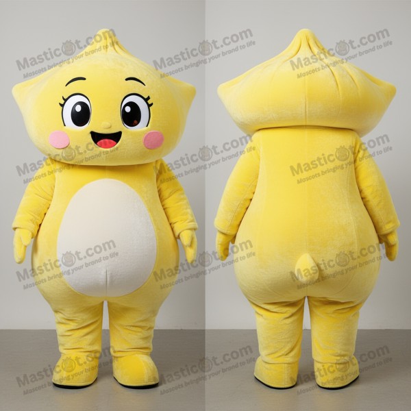 Lemon Yellow Steaming Dim Sum Mascot - Masticot.com