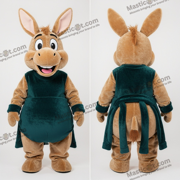 Hravý svetrík obmotaný oslí maskot - Osel - MASTICOT_41643 - Masticot.com