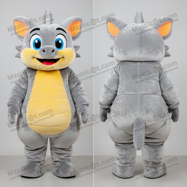 Silver velvety king mascot - Masticot.com