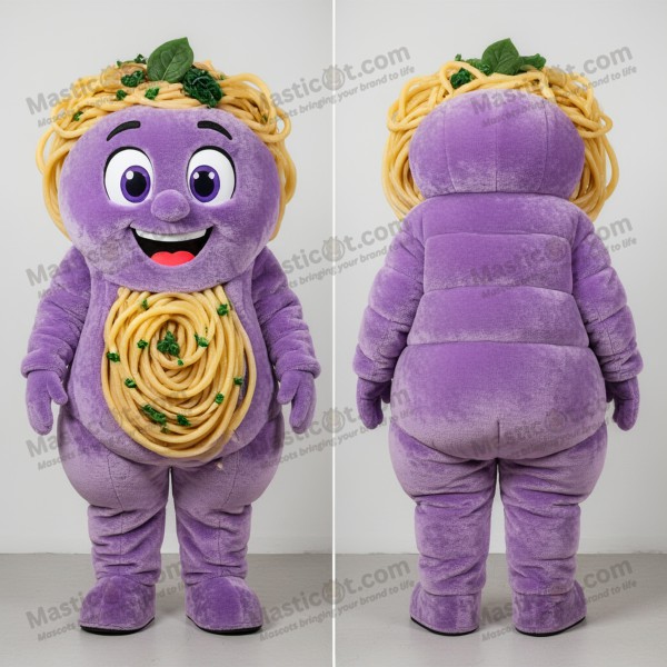Lavender Velvety Pesto Pasta Mascot - Masticot.com