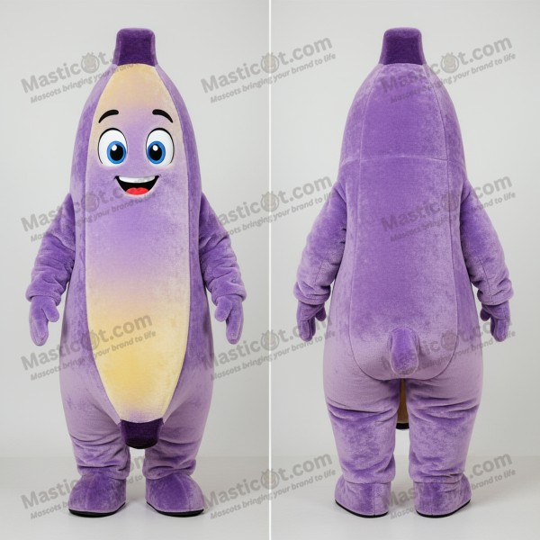 Mascota de plátano de felpa lavanda - Masticot.com