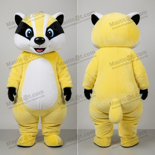 Lemon Gelber Cartoon-Dachs-Maskottchen - Masticot.com