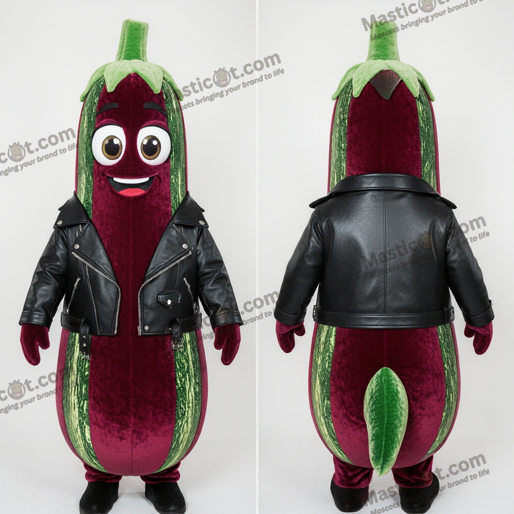 Mascarote de Abobrinha Aveludada Marrom - Courgette - MASTICOT_42852 - Masticot.com