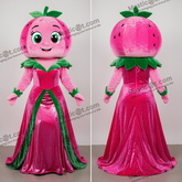 Lyserød Vandmelon Flowende Maskot - Vandmelon - MASTICOT_43049 - Masticot.com