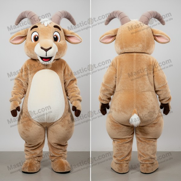 Blød fløjlsagtig boer ged maskot - Masticot.com
