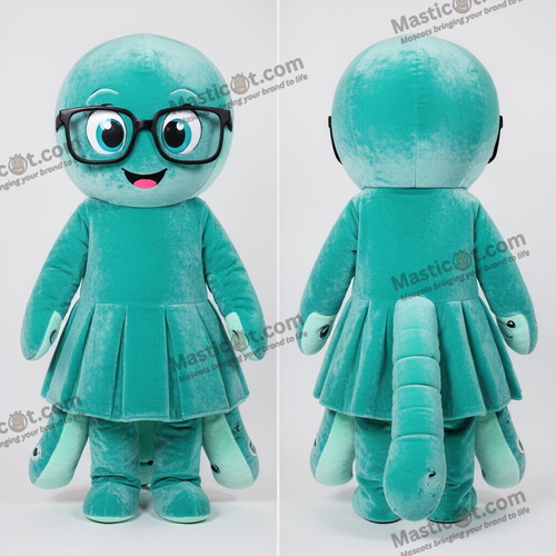 Plyšová přátelská chobotnice - maskot - Chobotnice - MASTICOT_43308 - Masticot.com
