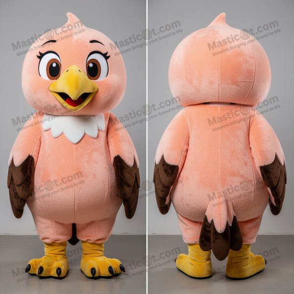 Maskot Haastův orel – Roztomilý kreslený design -