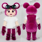 Magenta blød snigskytte maskotkostume - Snigskytte - MASTICOT_43540 - Masticot.com