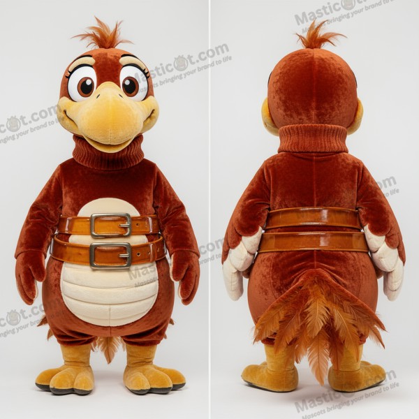 Mascotte Dodo Veloutée Rustique - Oiseau Dodo - MASTICOT_43632 - Masticot.com