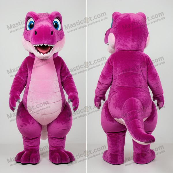 Mascotă Deinonychus Catifelată Magenta - Masticot.com