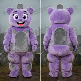 Lavender grayed spooky graveyard mascot - Graveyard -