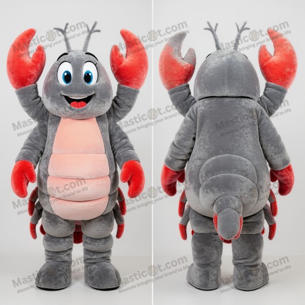 Crimson broad clawed lobster mascot - Masticot.com
