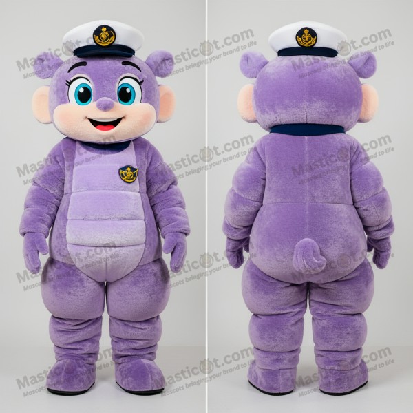 Mascota Táctica de Reconocimiento Marítimo en Lavanda -