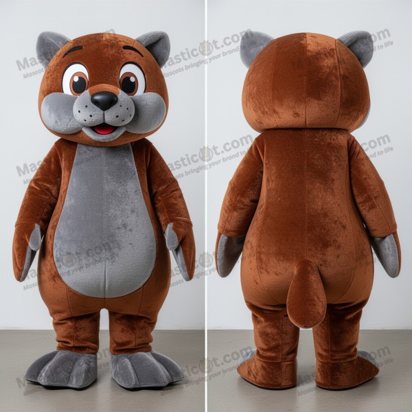 Mascota de Foca Cartonera Color Marrón Óxido - Masticot.com