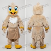 Beige Cartoon Eagle Mascot - Masticot.com