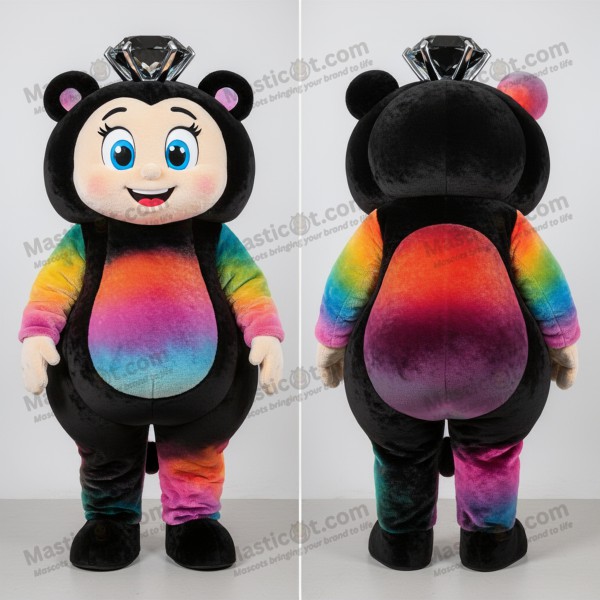 Samtiger Kohle-Verlobungsring-Maskottchen - Masticot.com