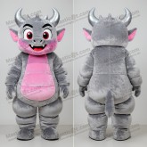 Sølv Fløyelsdemon Maskot - Masticot.com