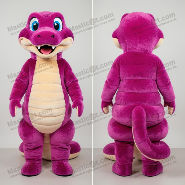 Mascotă Anaconda Cartoon Magenta - Masticot.com