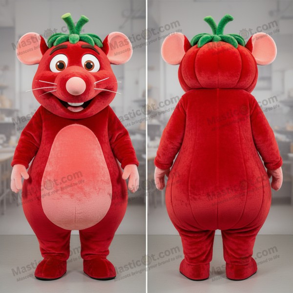 Crimson Velvety Ratatouille Mascot - Masticot.com