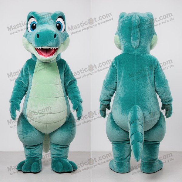 Modrý kartonový mascot Coelophysis - Masticot.com