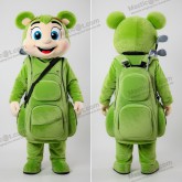 Limegrøn rund golftaske-maskot - Golf Taske - MASTICOT_45516 - Masticot.com