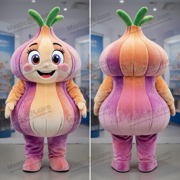 Carrot Orange Cartoon Onion Mascot - Masticot.com