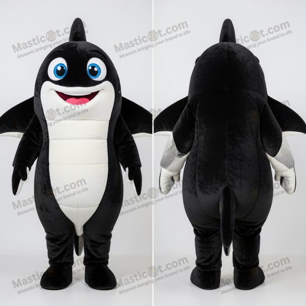 Navy Blue Velour Ray Mascot - Masticot.com