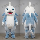 Ivory Flowing Wedding Swordfish Mascot - Masticot.com