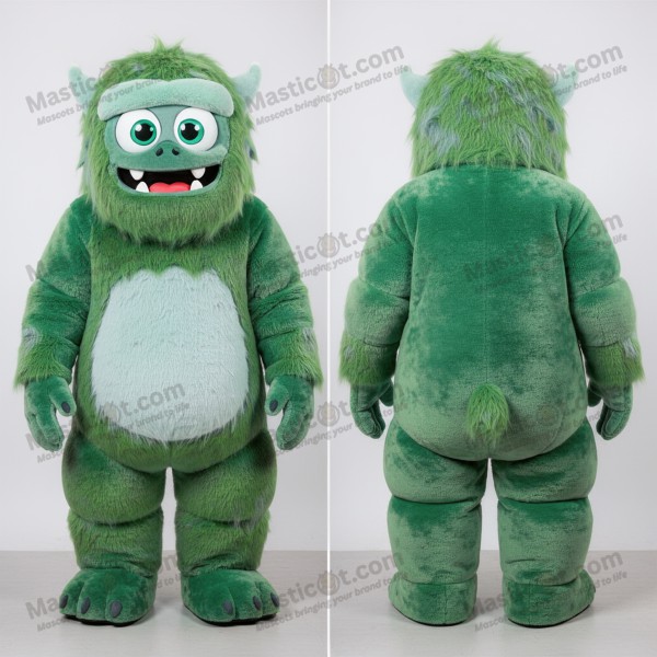 Forest Green Cartoon Yeti Mascot - Masticot.com