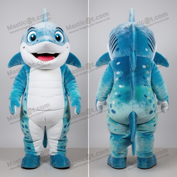 Ivory Velvety Barracuda Mascot - Masticot.com