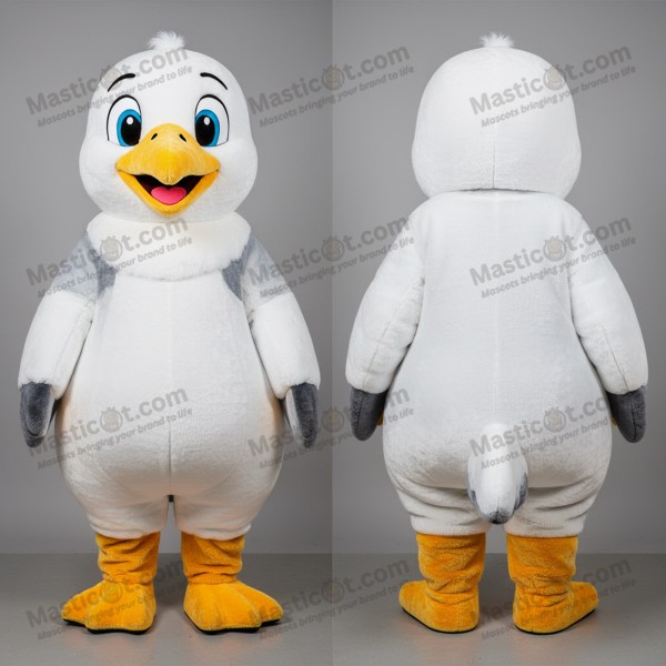 Snow White Cartoon Seagull Mascot - Masticot.com