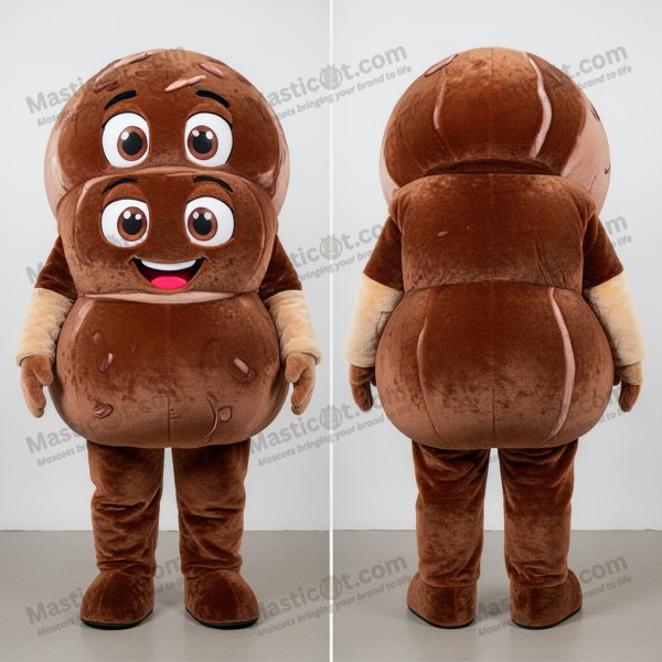 Rust Red Cartoon Meatballs Mascot - Masticot.com