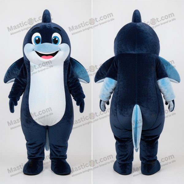 Velvety Blue Radiant Ray Mascot - Masticot.com