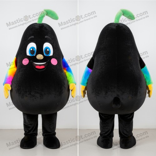 Dark pear velvety mascot - Masticot.com
