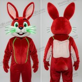 Zářivý plyšový králík – maskot - Divoký králík - MASTICOT_46914 - Masticot.com