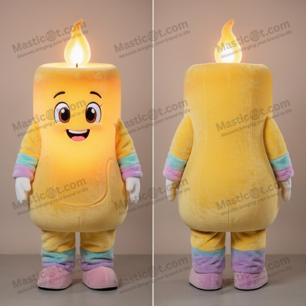 Gullig duftlys-kosebamse i kostymedrakt - Masticot.com