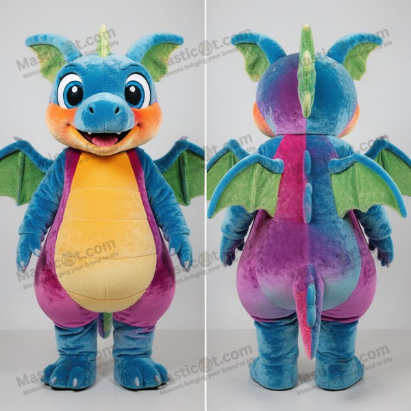 Pastel turquoise cardigan dimorphodon mascot - Masticot.com