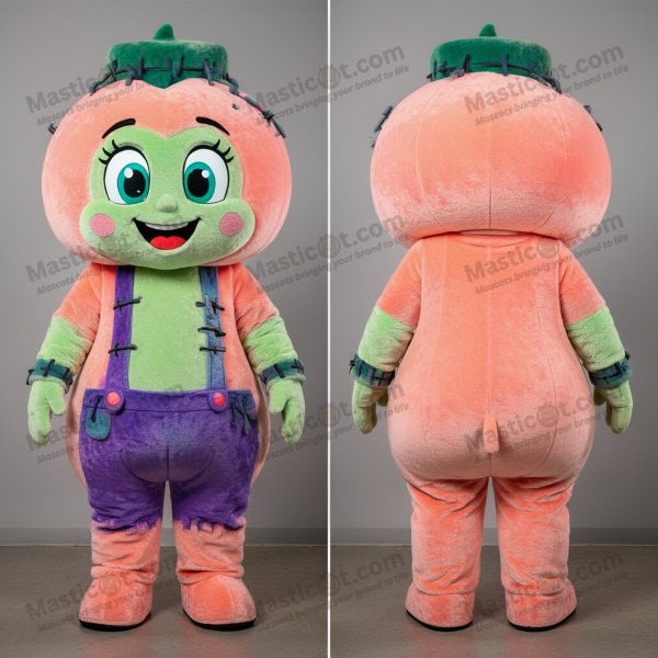 Peach tinted oversized frankensteins monster mascot -