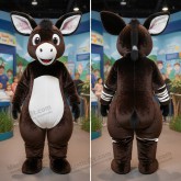 Mascotă okapi neagră catifelată - Masticot.com