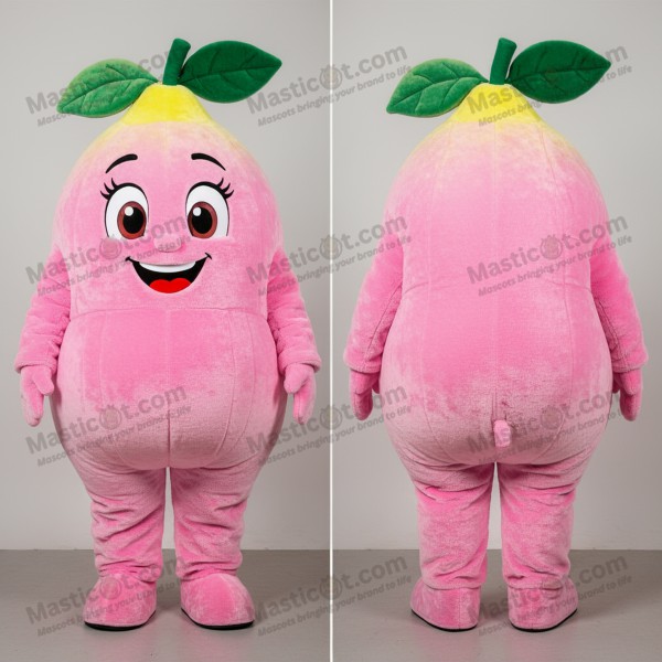 Bright yellow cheerful lemon mascot - Masticot.com