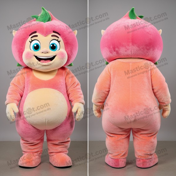 Peach soft oversized ogre mascot - Masticot.com