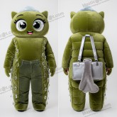 Olivengrøn legende is-maskot - Is - MASTICOT_47720 - Masticot.com