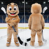 Tan Cartoon IJshockeystick Mascotte - IJshockey Stick - MASTICOT_47810 - Masticot.com