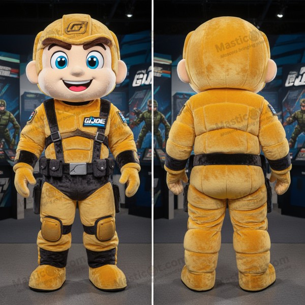 Mascot Gi Joe Auriu Curajos - Masticot.com