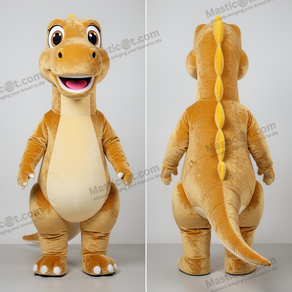 Mascotă de pluș auriu Brachiosaurus - Brachiosaurus - MASTICOT_47983 - Masticot.com