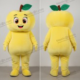 Citrongul cartoon æblemaskotkostume - Æble - MASTICOT_48090 - Masticot.com