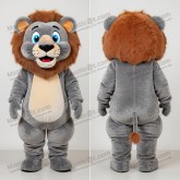 Emerald green broad shouldered lion mascot - Masticot.com