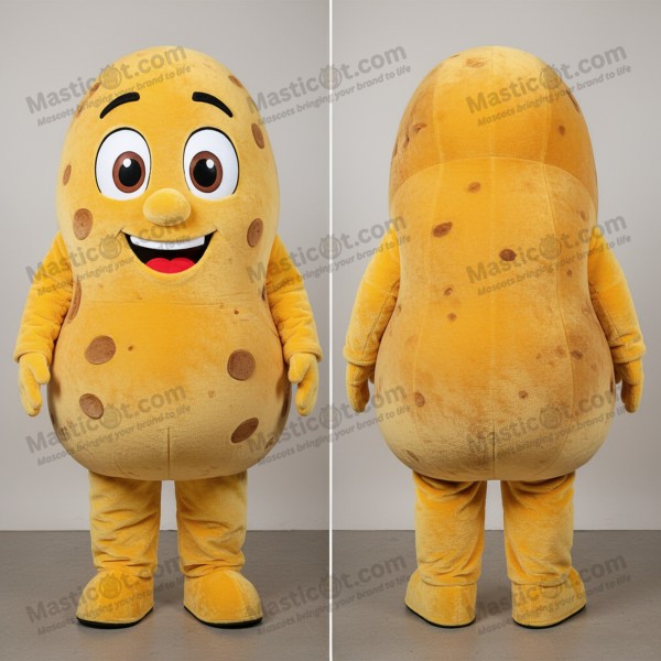 Golden Yellow Plush Potato Mascot - Masticot.com